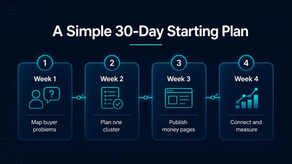 A simple 30-day starting plan
