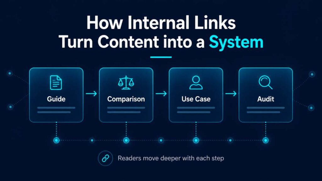 How internal links turn content into a system